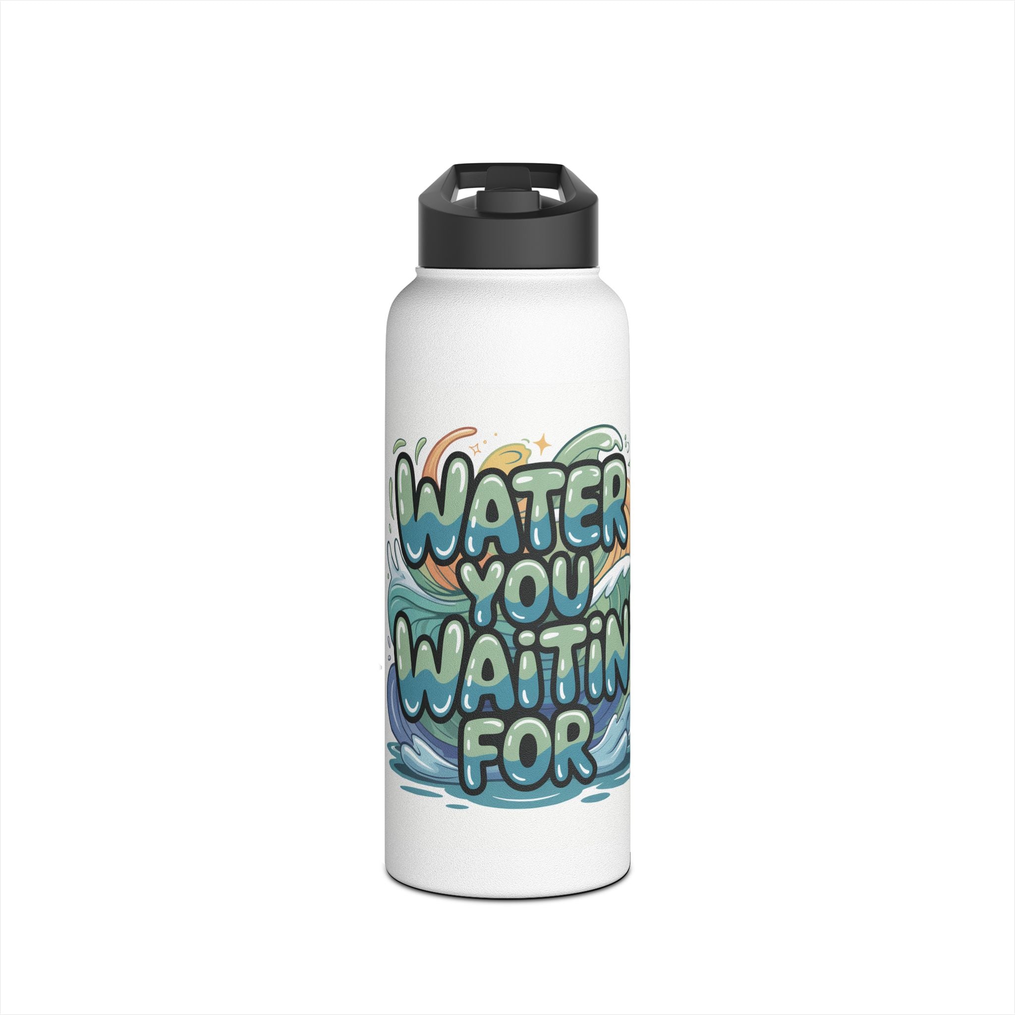 Stainless Steel Water Bottle, Standard Lid