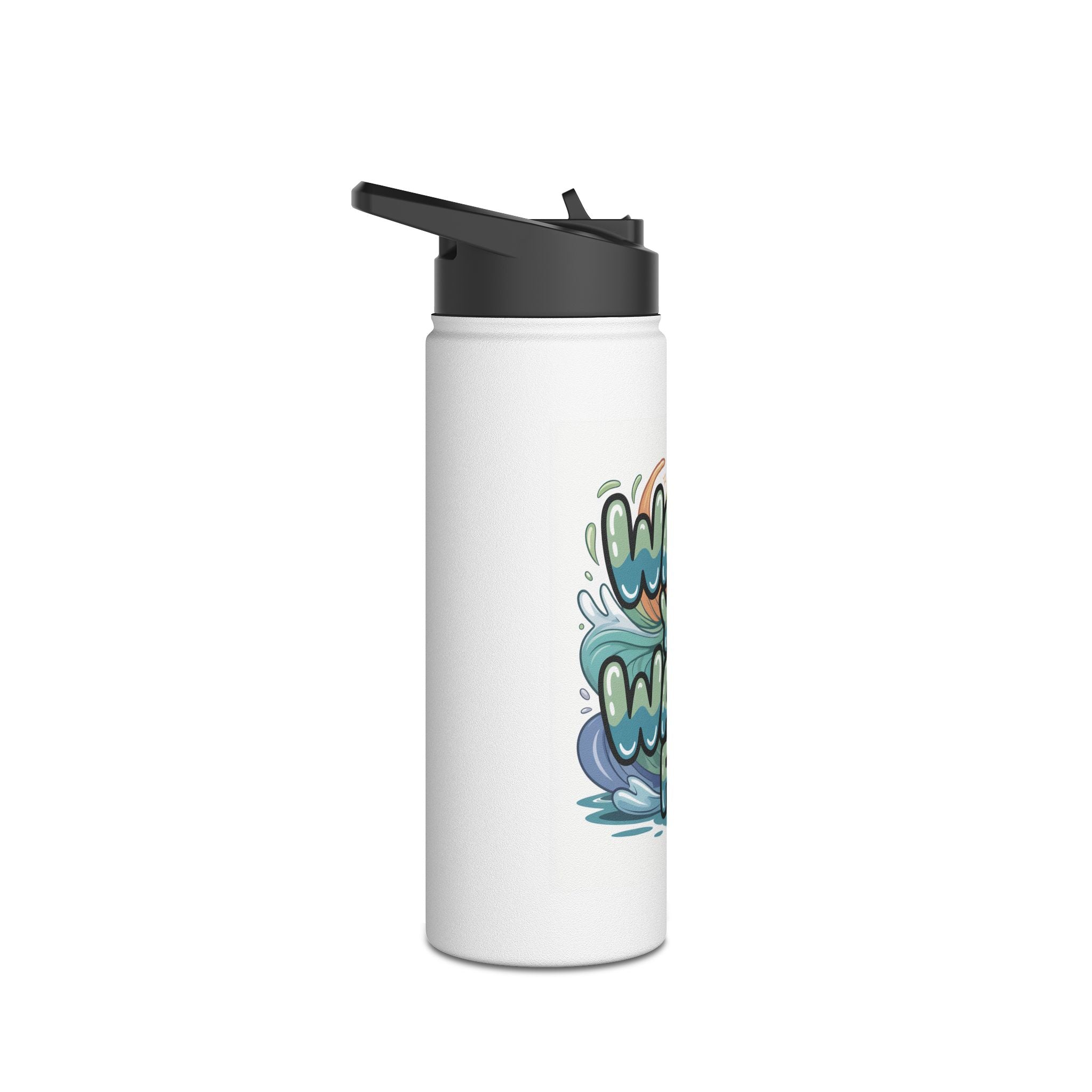 Stainless Steel Water Bottle, Standard Lid