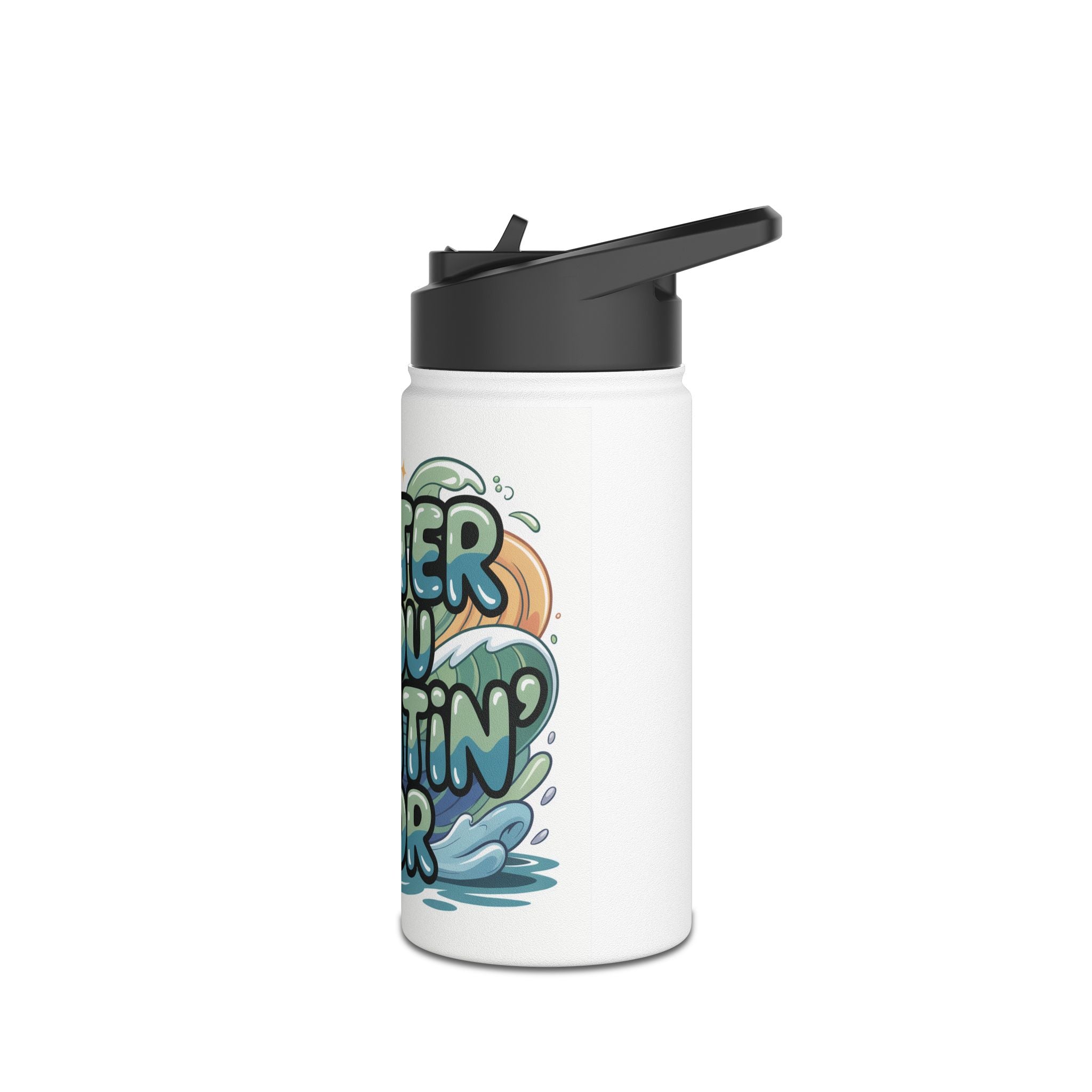 Stainless Steel Water Bottle, Standard Lid
