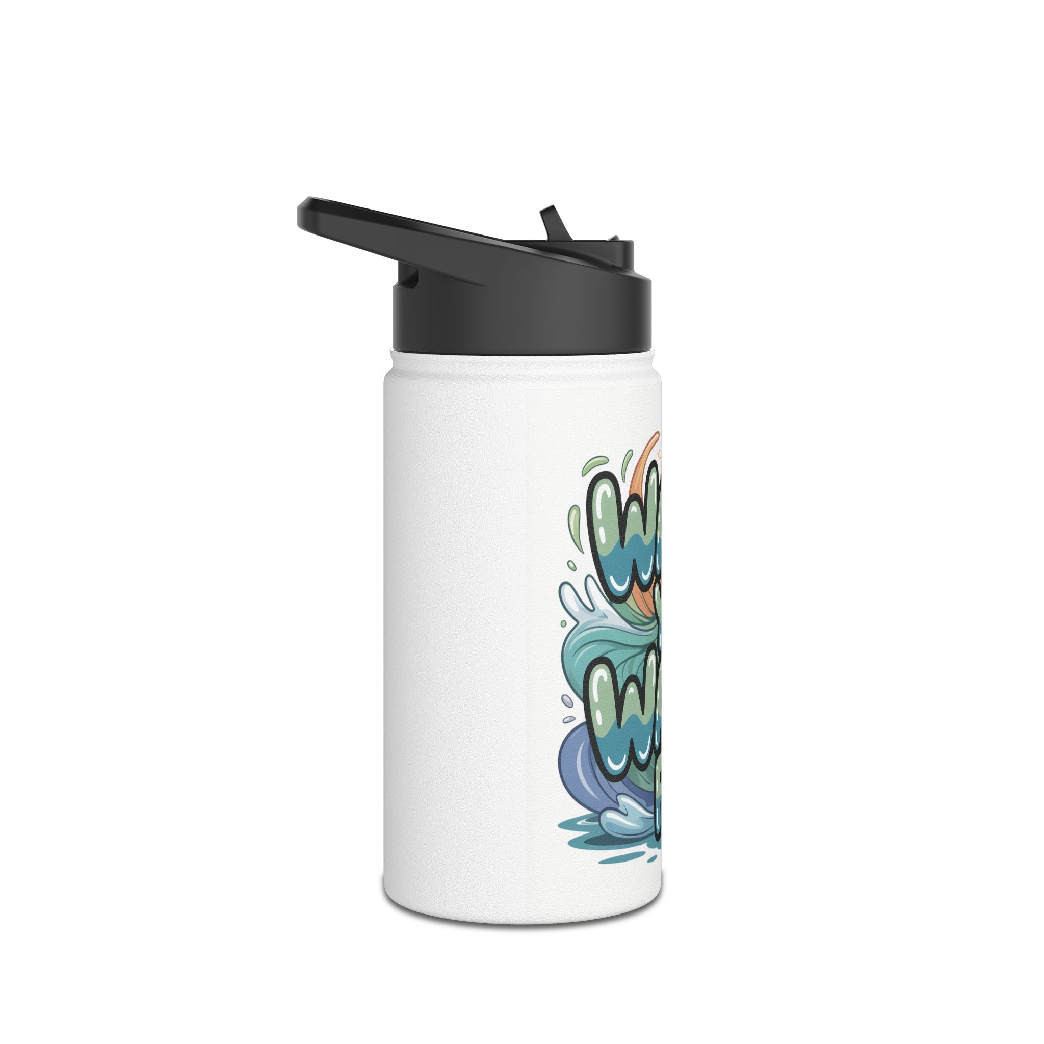 Stainless Steel Water Bottle, Standard Lid