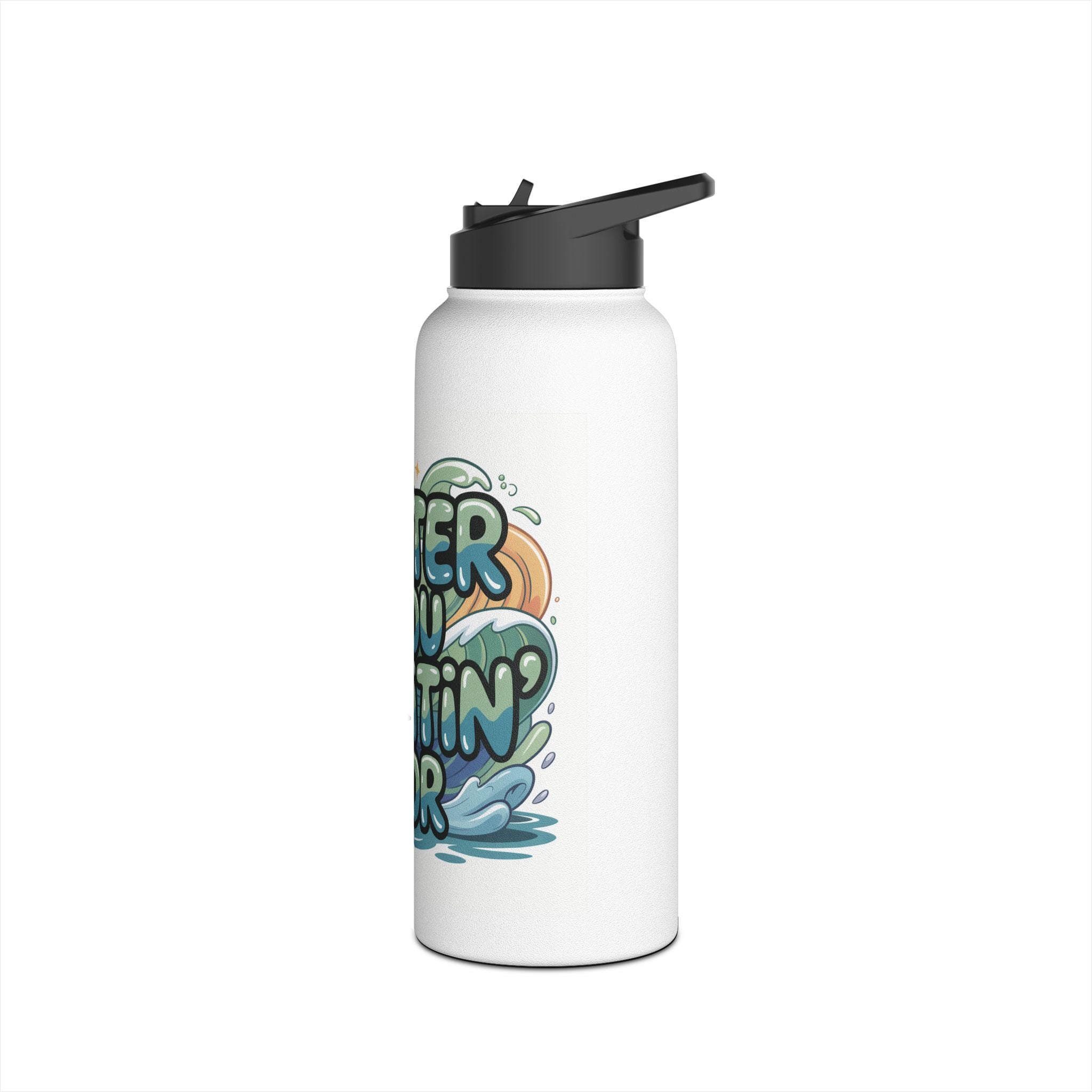 Stainless Steel Water Bottle, Standard Lid
