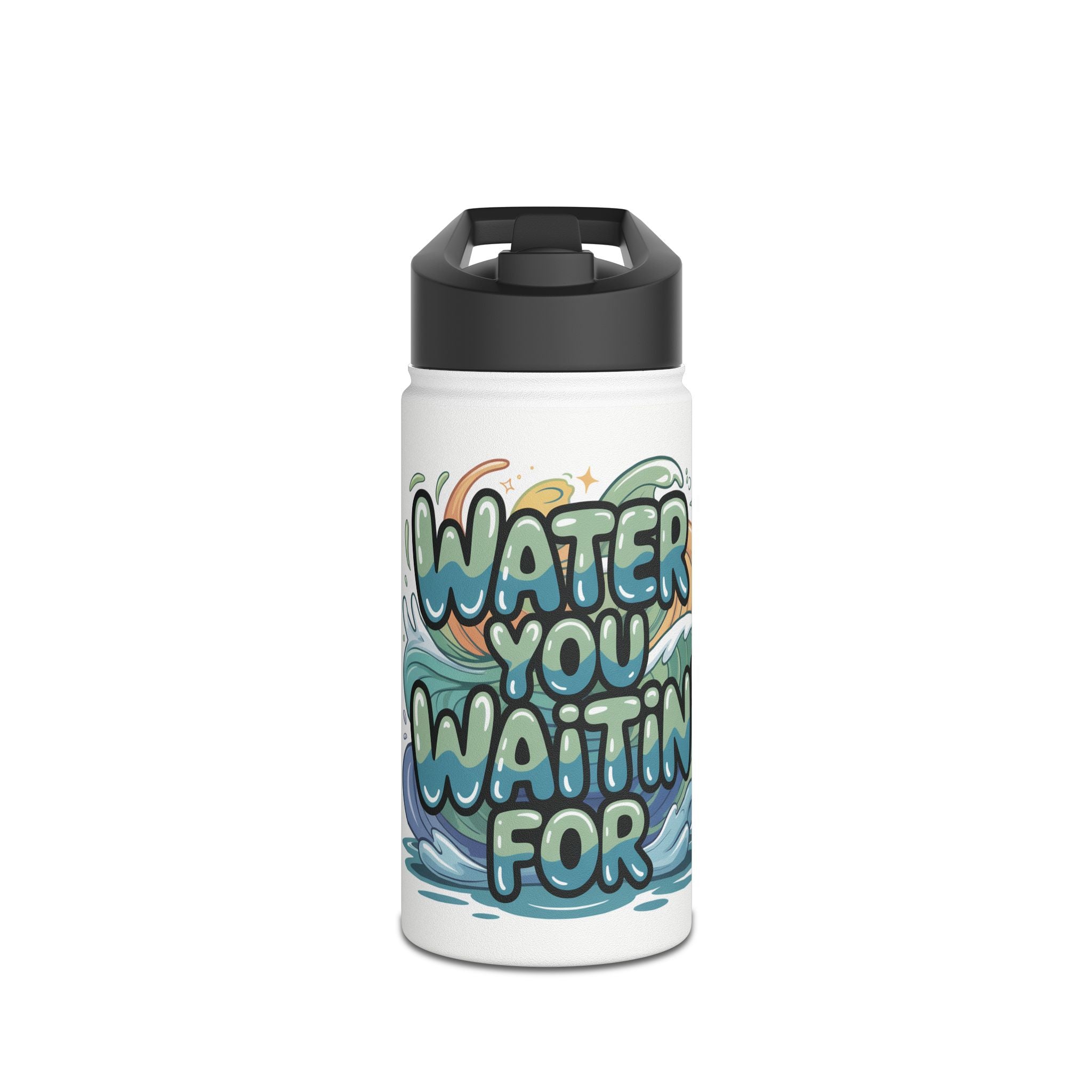 Stainless Steel Water Bottle, Standard Lid