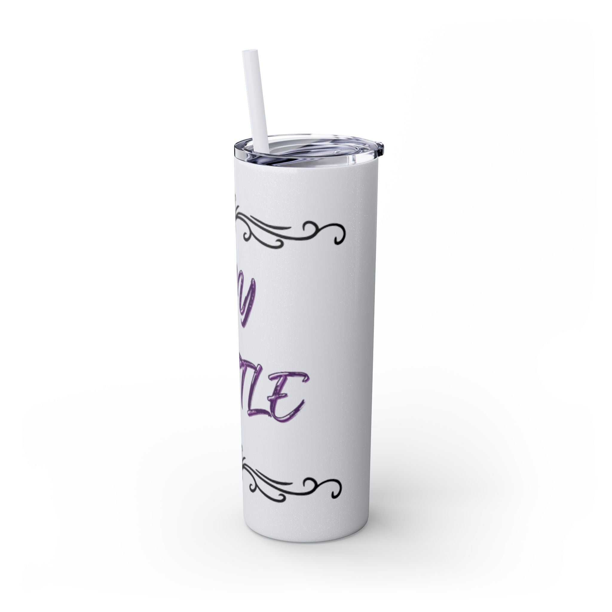 Skinny Tumbler with Straw, 20oz