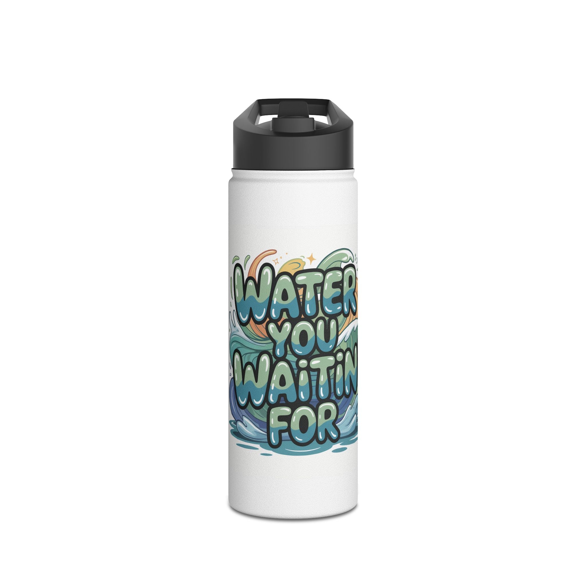 Stainless Steel Water Bottle, Standard Lid